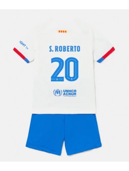 Barcelona Sergi Roberto #20 Dječji Gostujuci Dres kompleti 2023-24 Kratak Rukavima (+ kratke hlače)